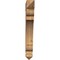 Ekena Millwork Olympic Arts & Crafts Smooth Bracket, Western Red Cedar, 3 1/2"W x 24"D x 28"H BKT04X24X28OLY03SWR - alternate 3